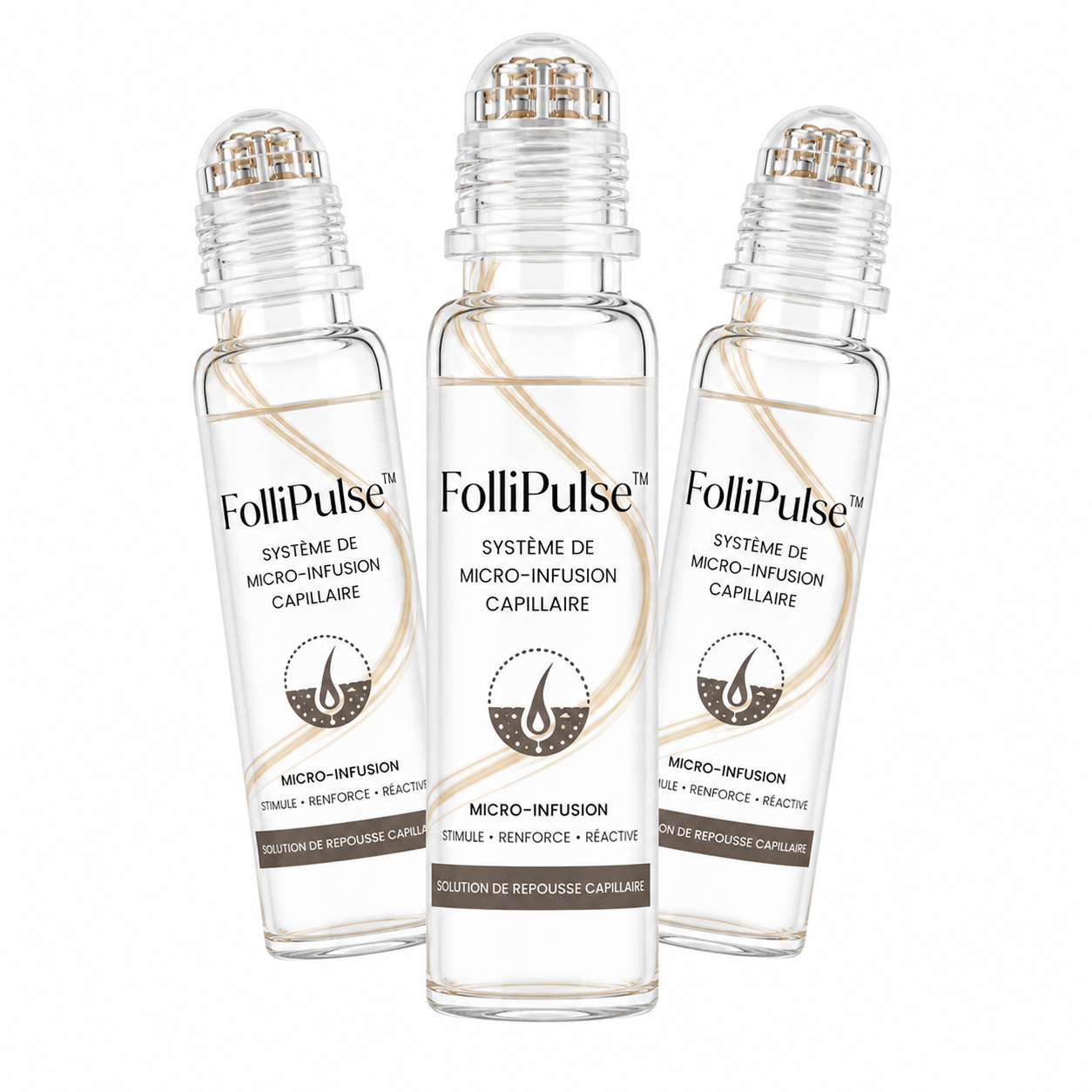 FolliPulse™ Système de Micro-Infusion Capillaire | Stoppez la chute et relancez la repousse dès 14 jours !