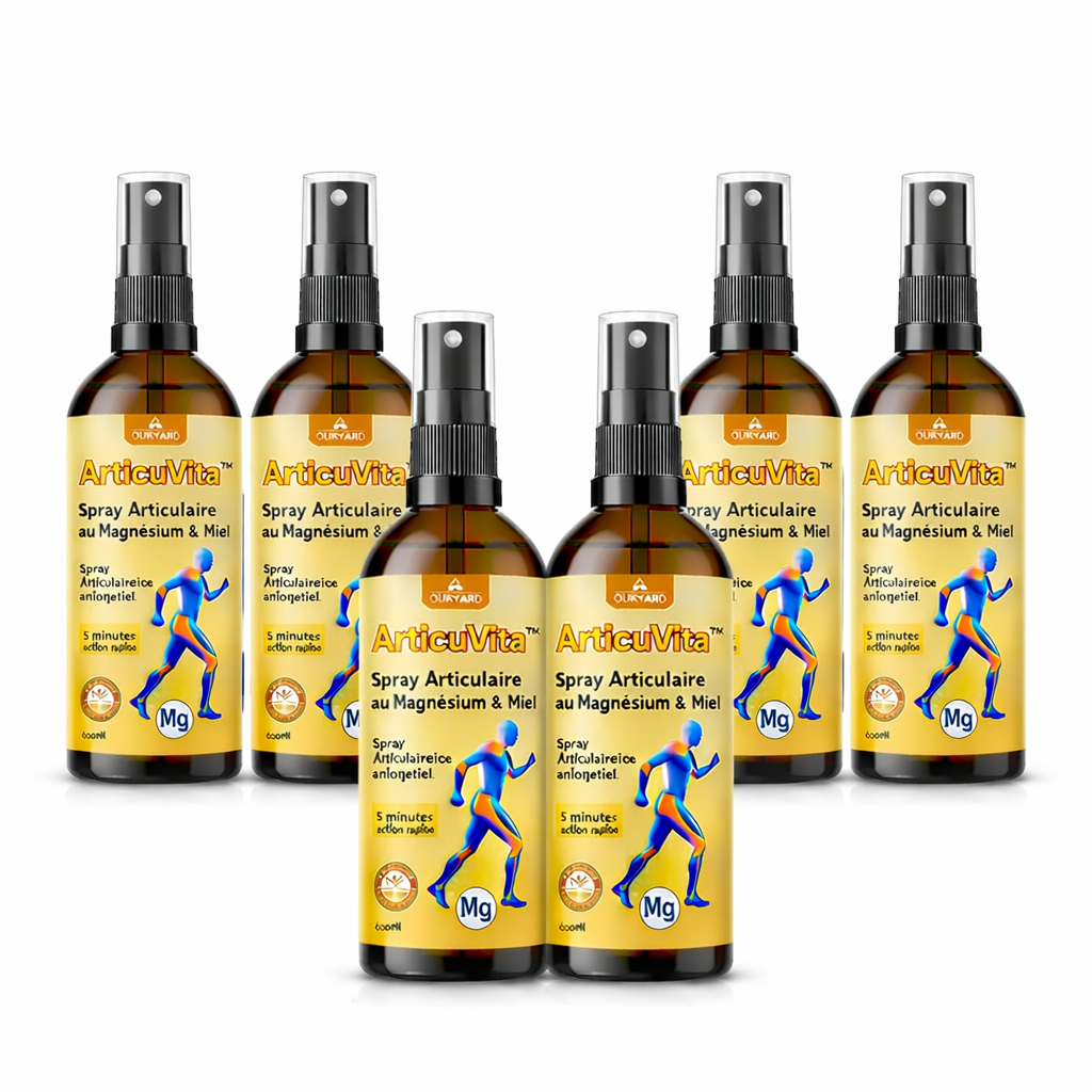 ArticuVita™ Spray Articulaire au Magnésium & au Miel | Répare vos articulations douloureuses en 10 minutes !