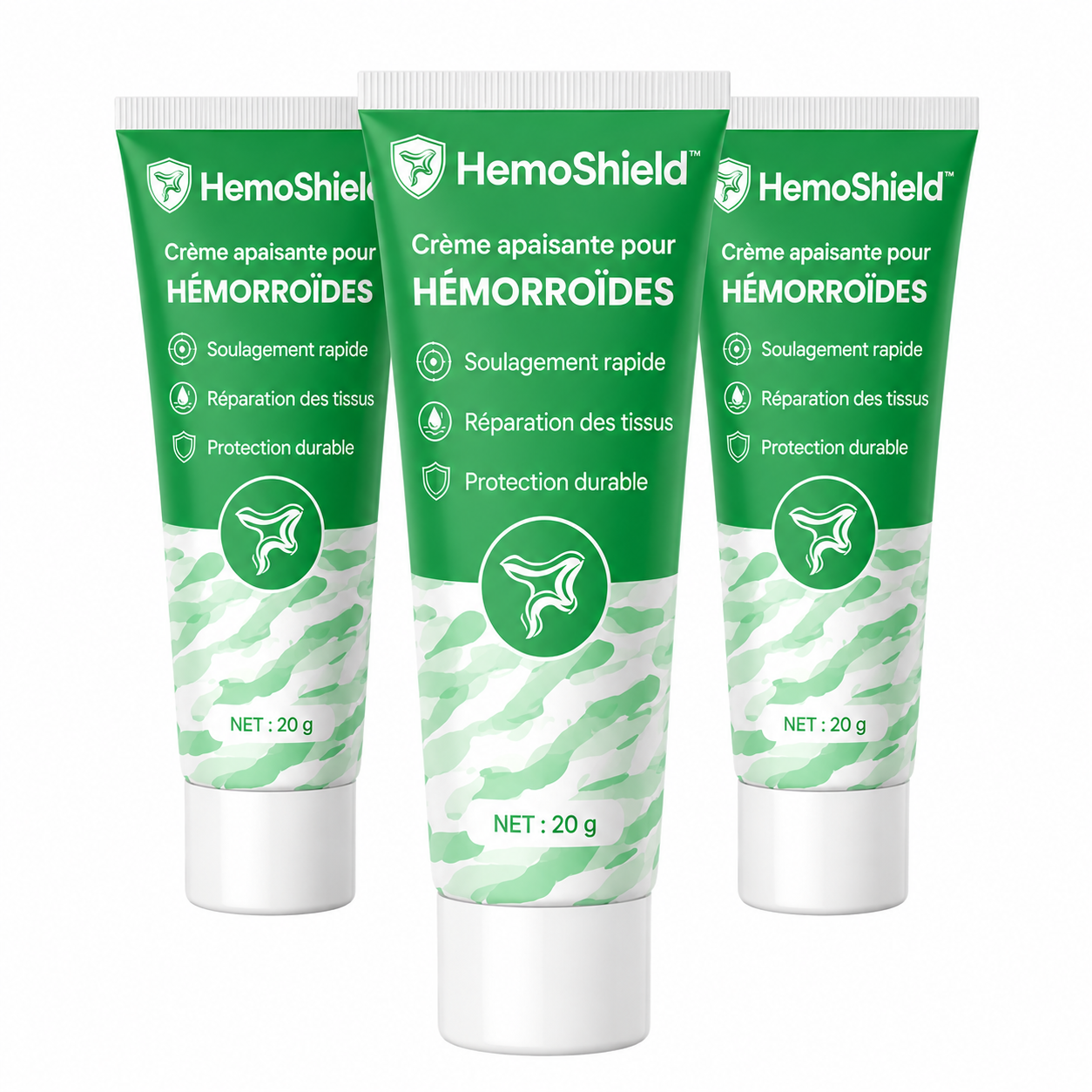 HemoShield™ Crème Hémorroïdes | Élimine 99 % de la douleur hémorroïdaire dès la première utilisation !