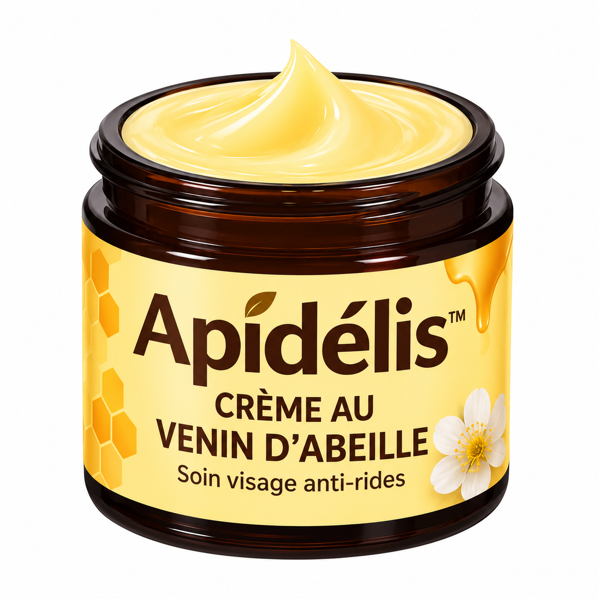 Apidélis™ Crème Anti-Âge au Venin d’Abeille | Élimine rides et taches en 3 minutes – approuvé par les dermatologues!