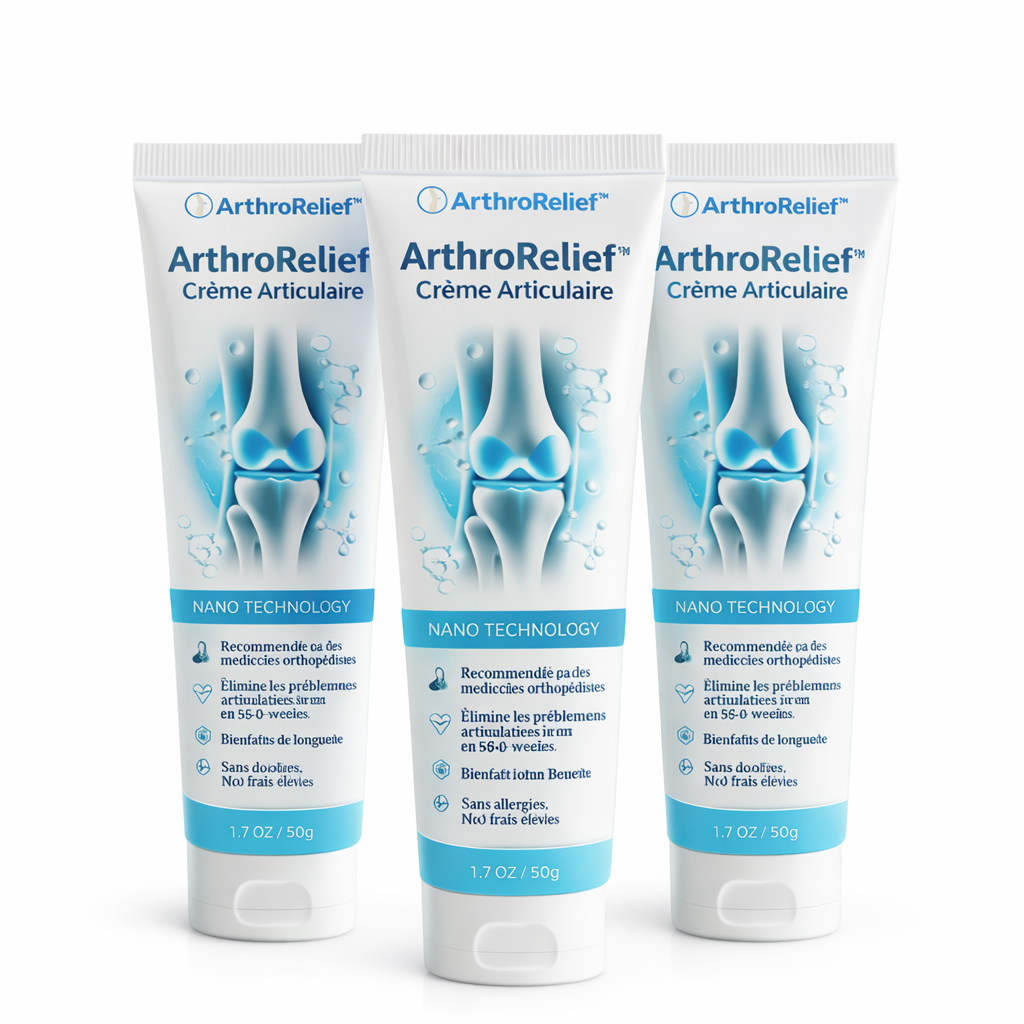 ArthroRelief™ Crème Articulaire | Soulage les douleurs du genou et des articulations jusqu’à 87 % en 24 heures !
