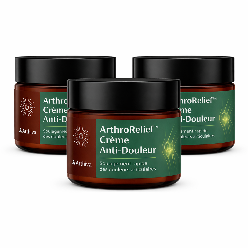 ArthroRelief™ Crème Anti-Douleur | Éliminez 97 % des douleurs articulaires en 3 minutes !