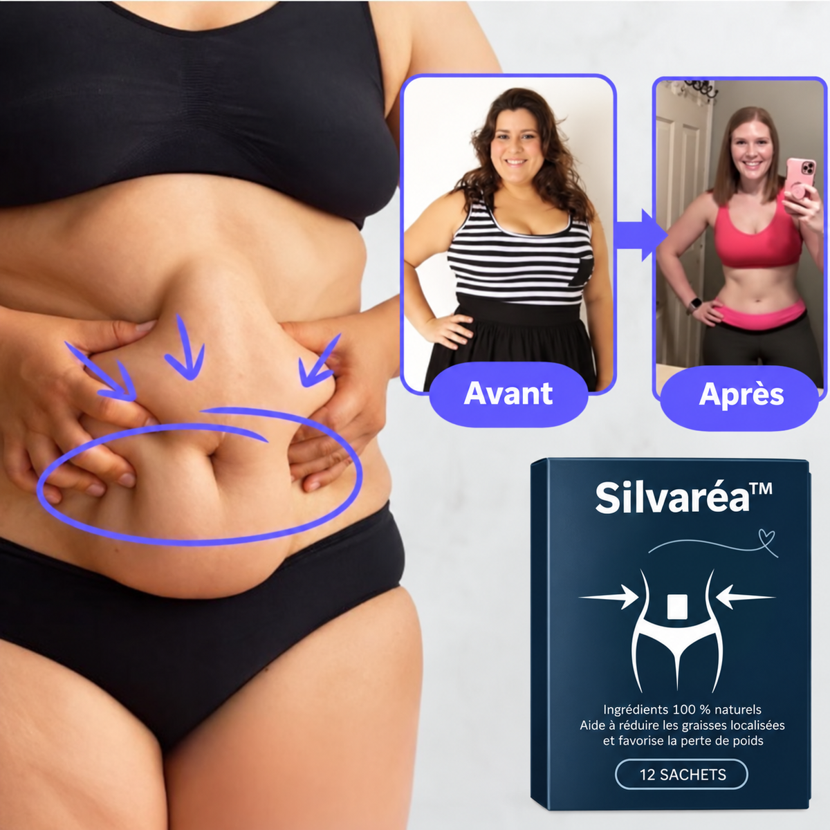 Silvaréa™ Patch Minceur au GLP-1 | Perdez jusqu’à 4,3 kg de graisse en 5 jours !