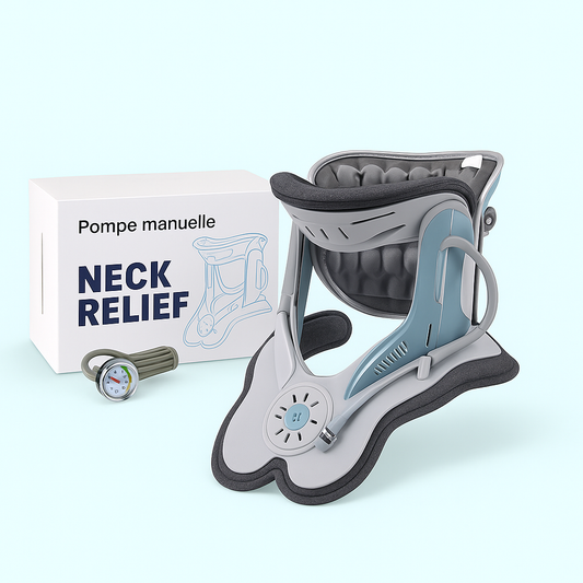 NeckRelief™ Appareil d’Étirement Cervical | Élimine douleurs et bosse de bison en 3 minutes par jour!