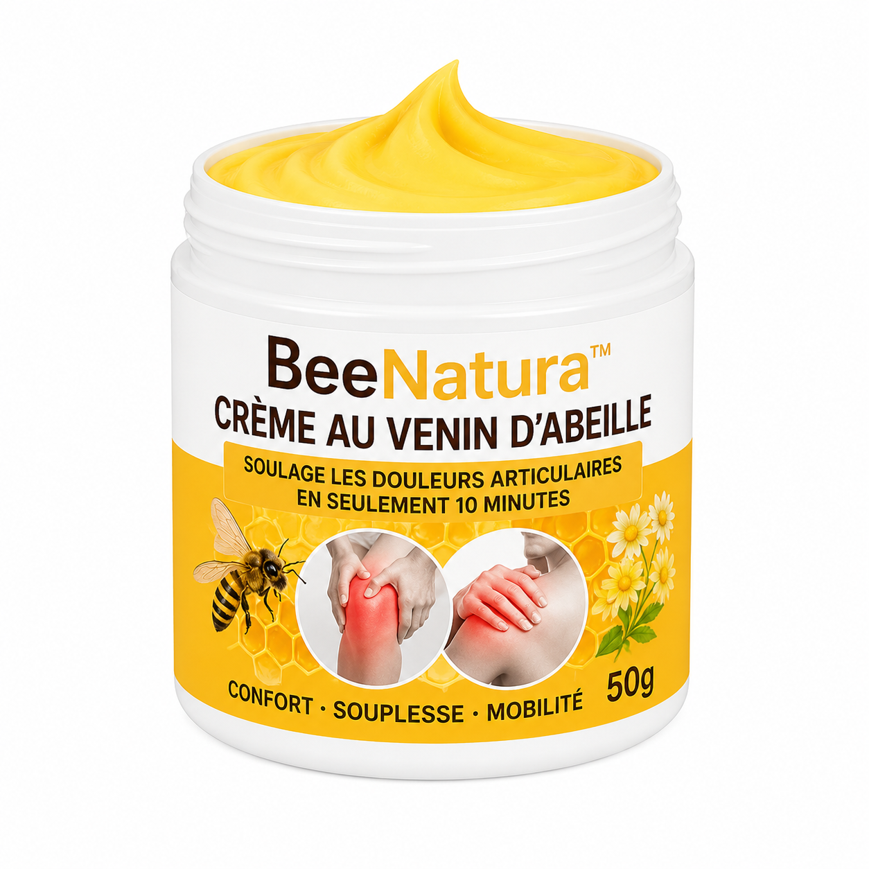 BeeNatura™ Crème au Venin d’Abeille | Répare les os et soulage les douleurs articulaires en 10 minutes!