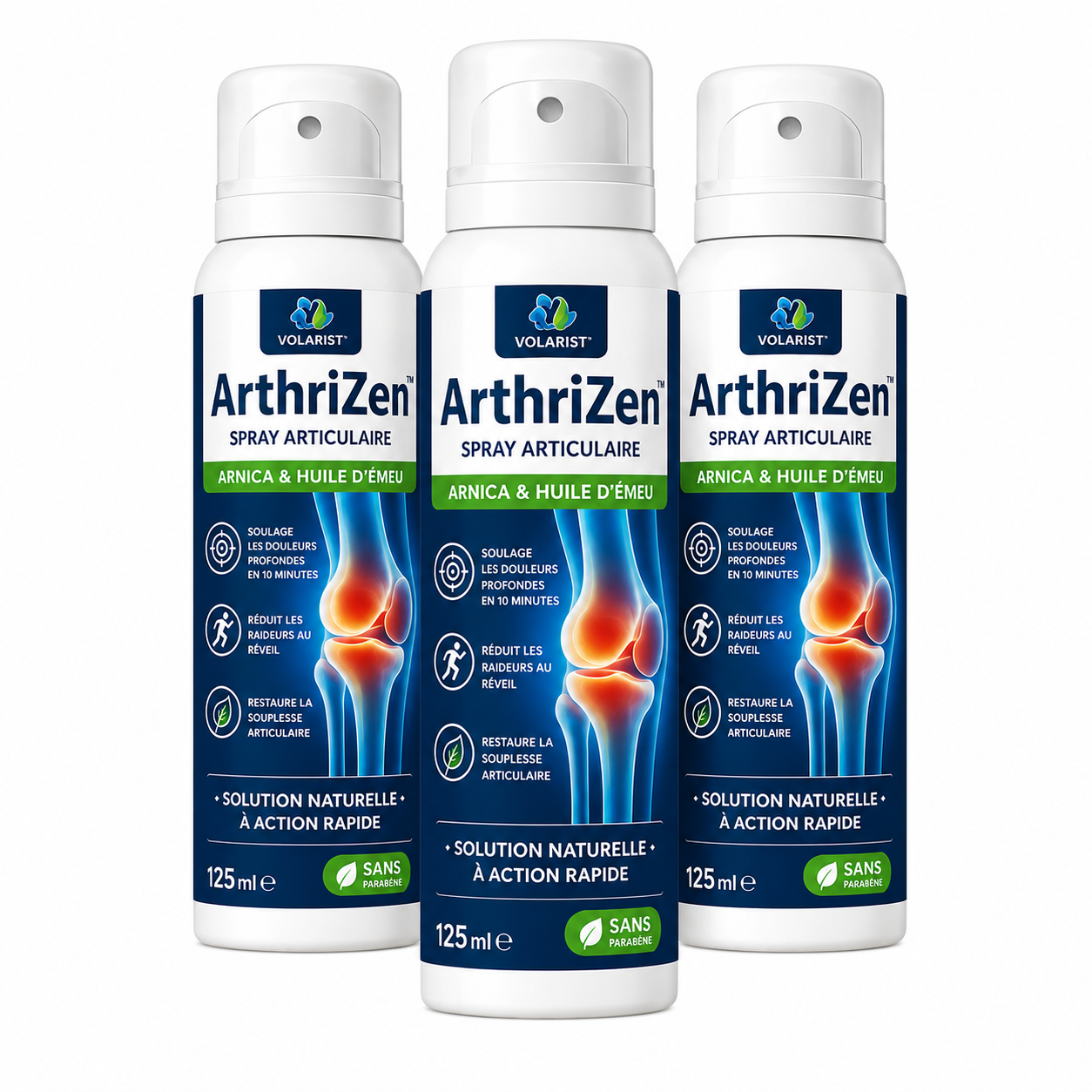 ArthriZen™ Spray Articulaire Arnica & Huile d’Émeu | Soulage les douleurs profondes et répare vos articulations en 10 minutes!