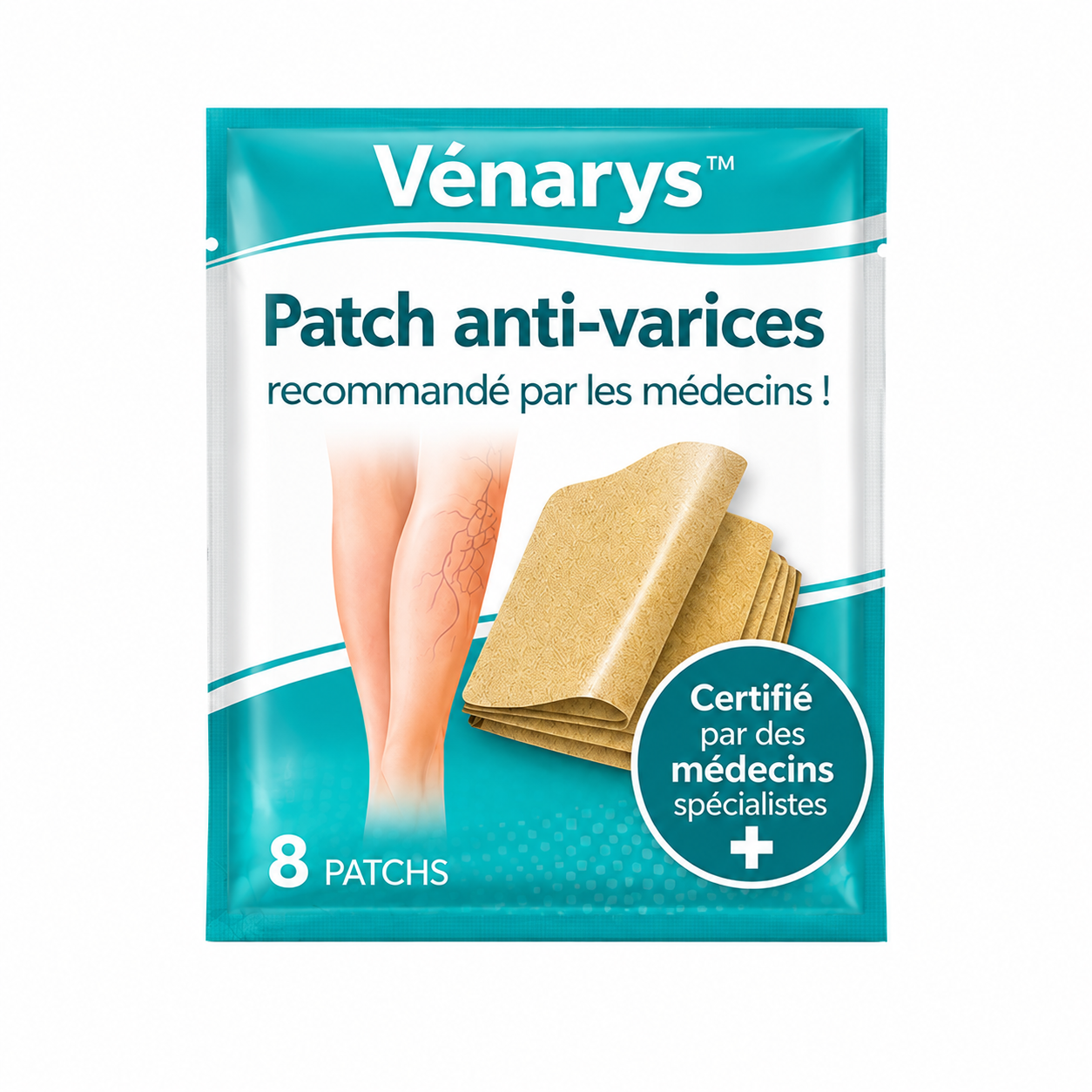 Vénarys™ Patch Anti-Varices | Faites disparaître varices et douleurs de jambes en 3 minutes !
