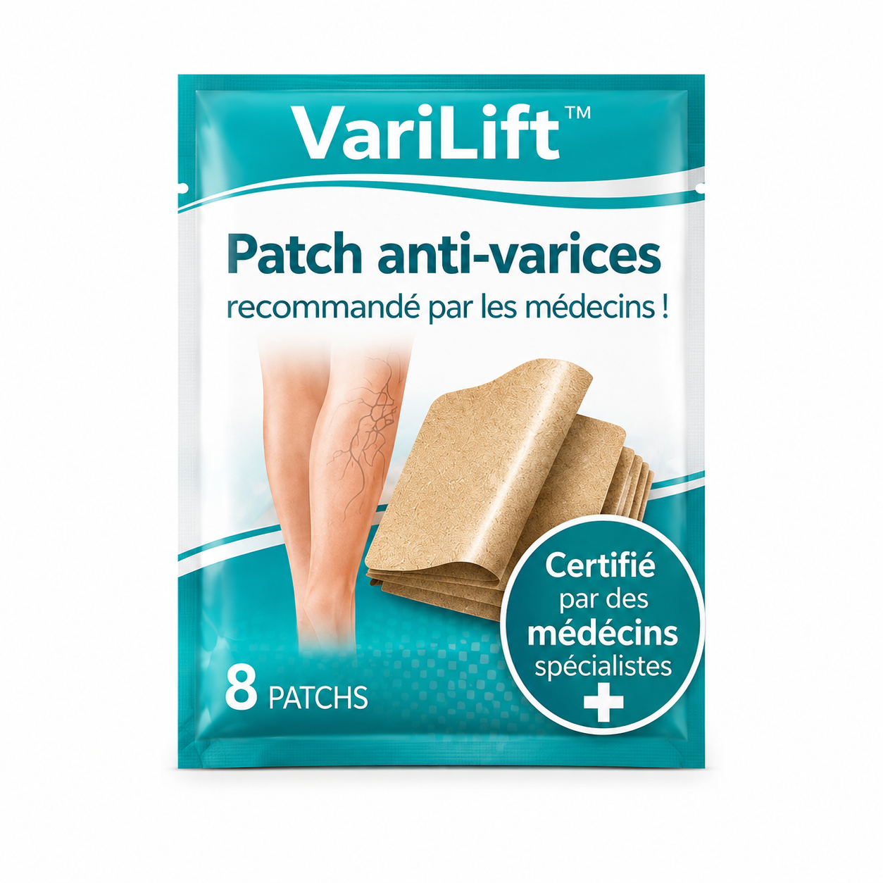 VariLift™ Patch Anti-Varices | Faites disparaître varices et douleurs de jambes en 3 minutes!