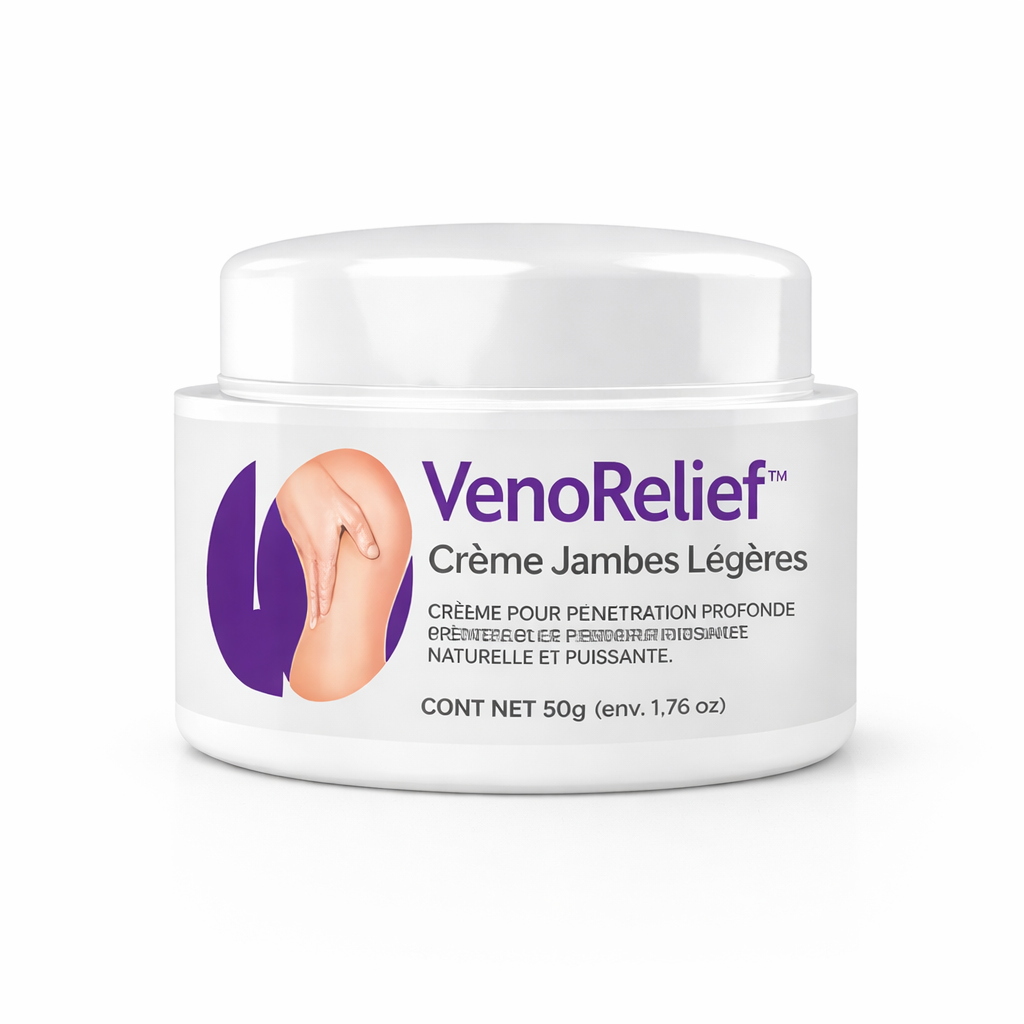 VenoRelief™ Crème Jambes Légères | Soulage varices, gonflements et jambes lourdes en quelques minutes !