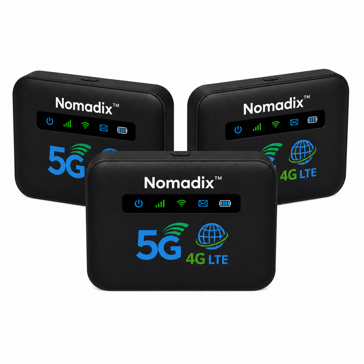 Nomadix™ Routeur WiFi Mondial | Internet 4G/5G dans 196 pays en 5 secondes chrono, sans surcoût !