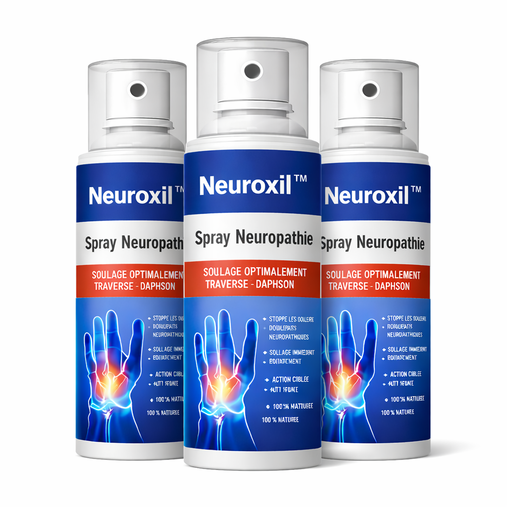 Neuroxil™ Spray Neuropathie | Stoppez picotements et engourdissements dès la première application !
