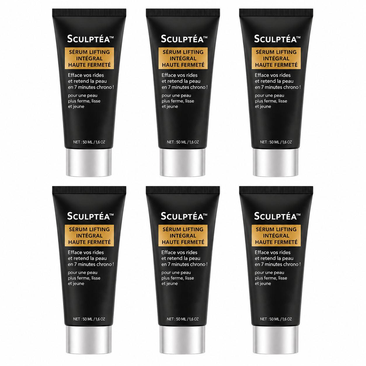 Sculptéa™ Sérum Lifting Intégral Haute Fermeté | Efface vos rides et retend la peau en 7 minutes chrono !
