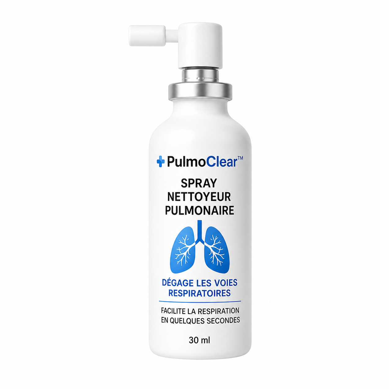 PulmoClear™ Spray Nettoyeur Pulmonaire | Dégagez vos bronches et retrouvez votre souffle en 2 minutes chrono !