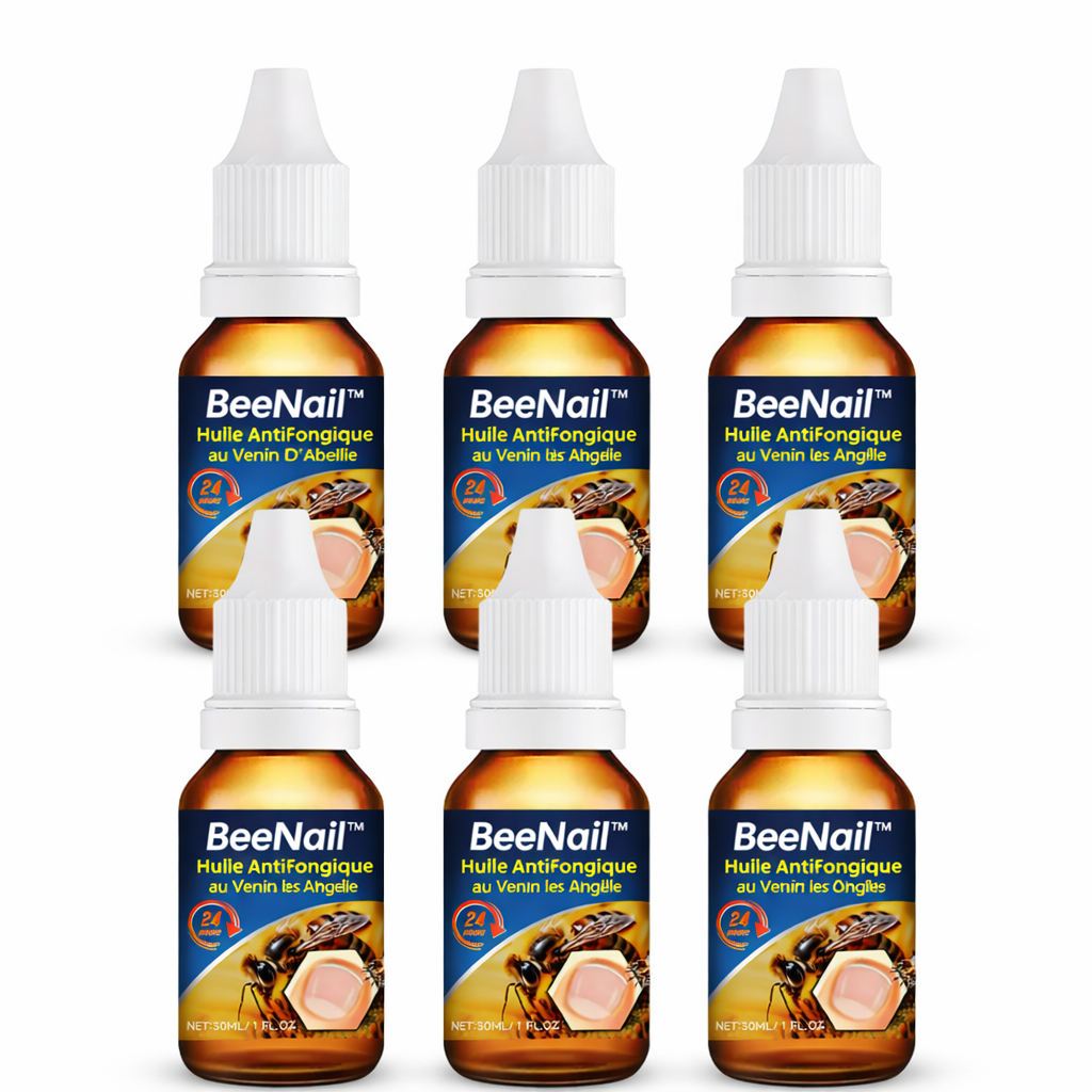 BeeNail™ Huile Antifongique au Venin d’Abeille | Éliminez les mycoses et restaurez vos ongles en quelques jours !