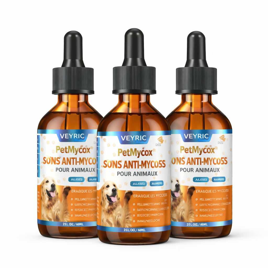 PetMycox™ Soin Anti-Mycoses pour Animaux | Stoppez grattage et léchage en quelques jours !