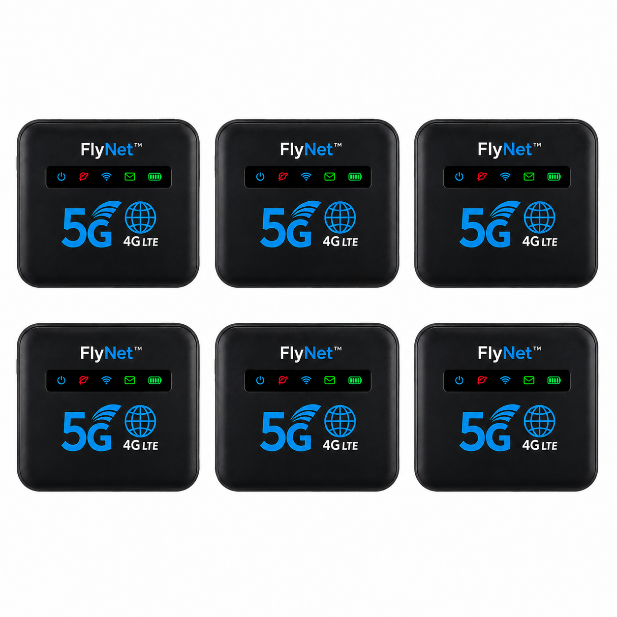 FlyNet™ Routeur WiFi Mondial | Internet 4G/5G dans 196 pays en 5 secondes chrono, sans surcoût!