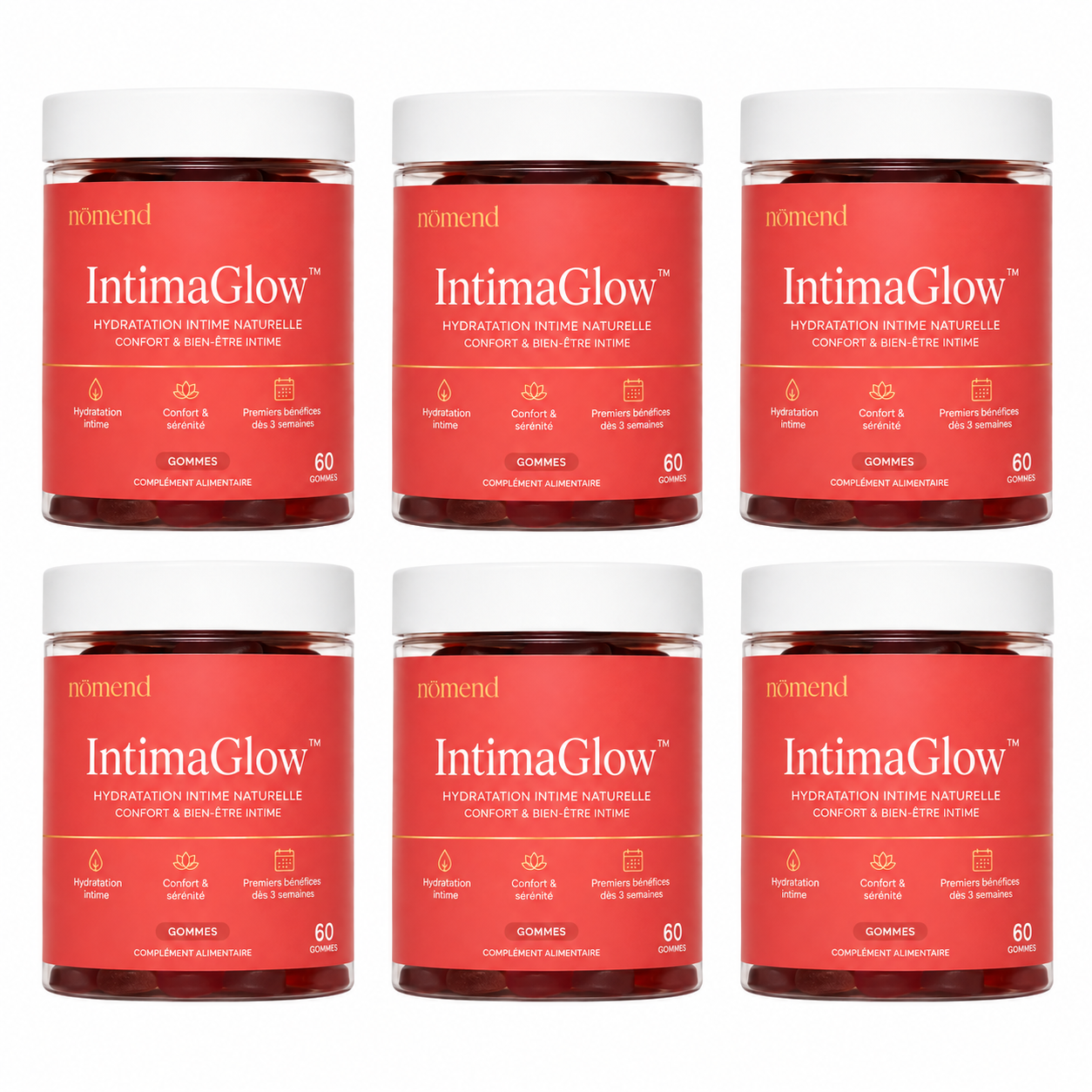 IntimaGlow™ Gommes Sécheresse Intime | Retrouvez une humidité naturelle et une intimité sans douleur dès 3 semaines !