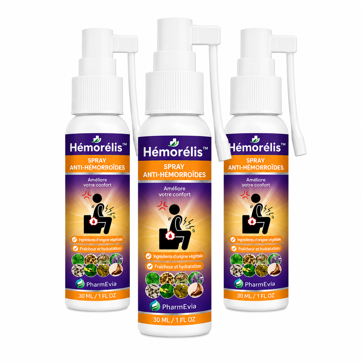 Hémorélis™ Spray Anti-Hémorroïdes | Éliminez les hémorroïdes dès la première application, sans pommade ni ordonnance !