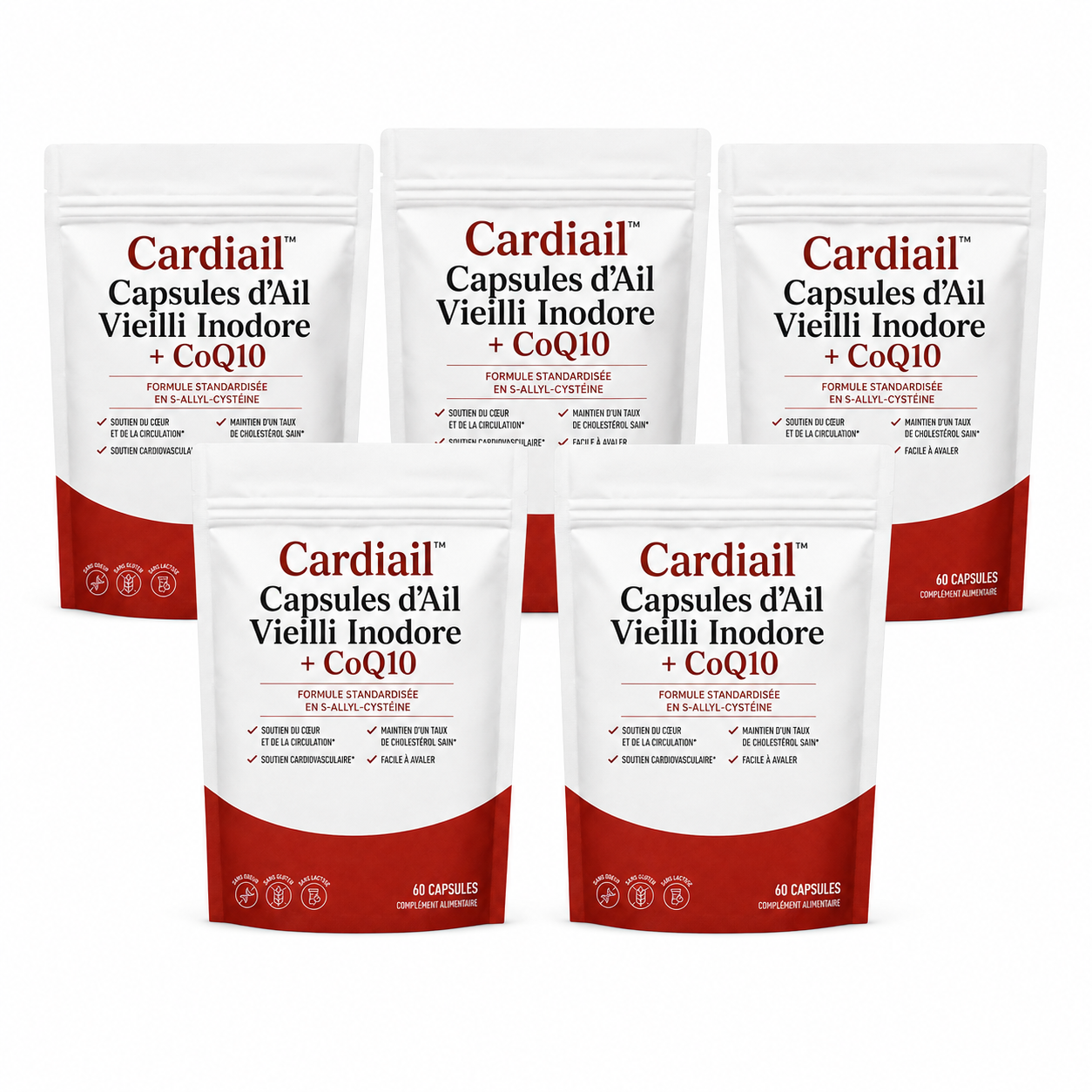 Cardiail™ Capsules d’Ail Vieilli Inodore + CoQ10
