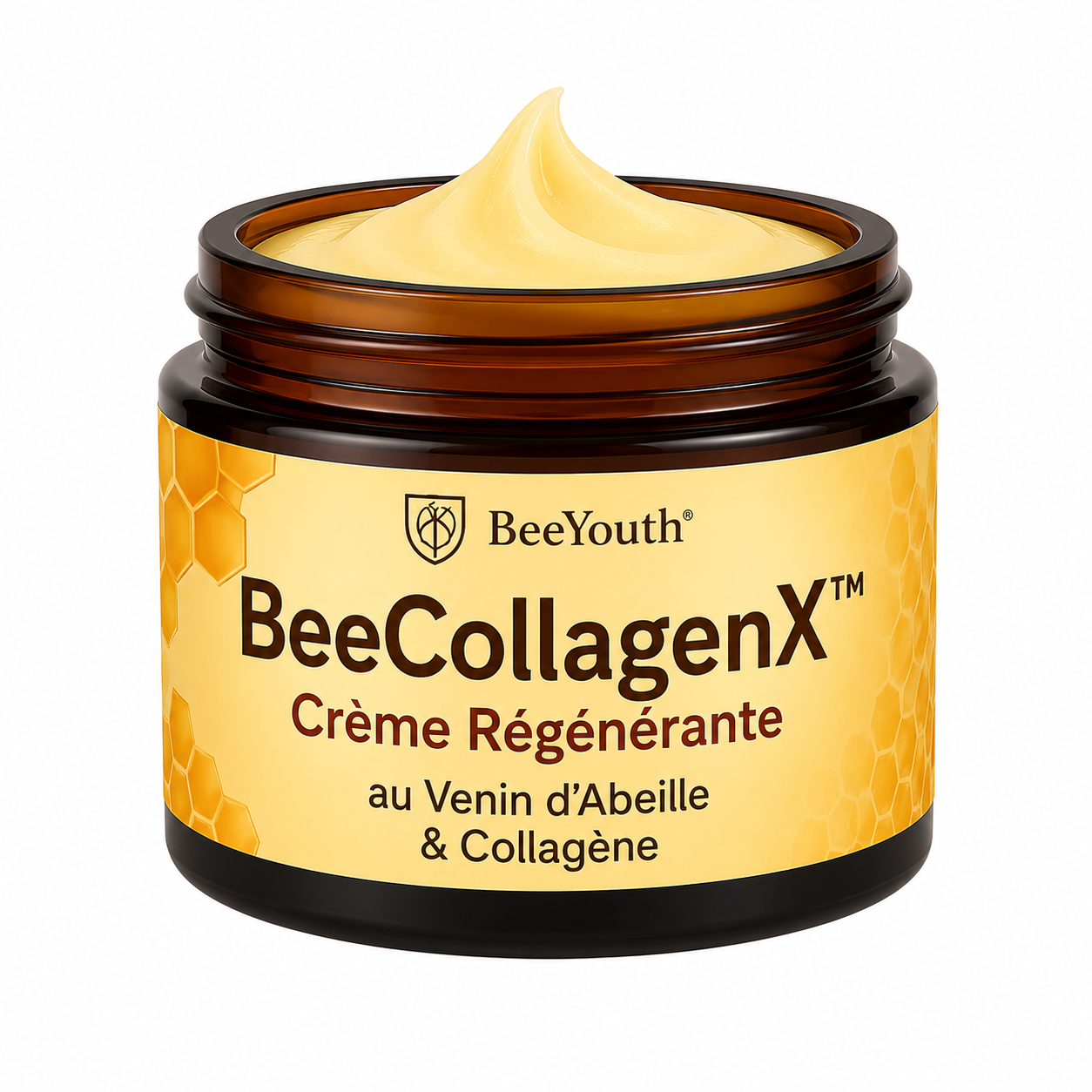 BeeCollagenX™ Crème Régénérante au Venin d'Abeille & Collagène | Lisse, raffermit et rajeunit votre peau en 10 minutes!