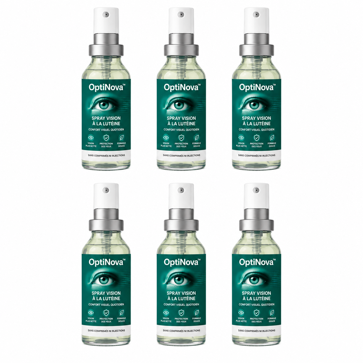 OptiNova™ Spray Vision à la Lutéine | Retrouvez une vue plus nette en 3 jours, sans comprimés ni injections !