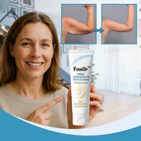 FirmUp™ Crème Raffermissante | Raffermit la peau flasque jusqu’à 97 % en 4 jours – sans sport ni chirurgie!