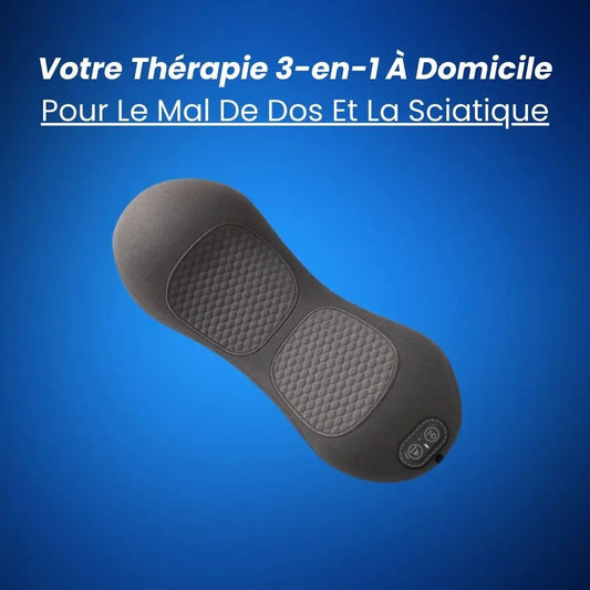 LombaFlex™ Masseur Lombaire Triple Action | Soulagez vos douleurs sciatiques et lombaires en 15 minutes chrono !