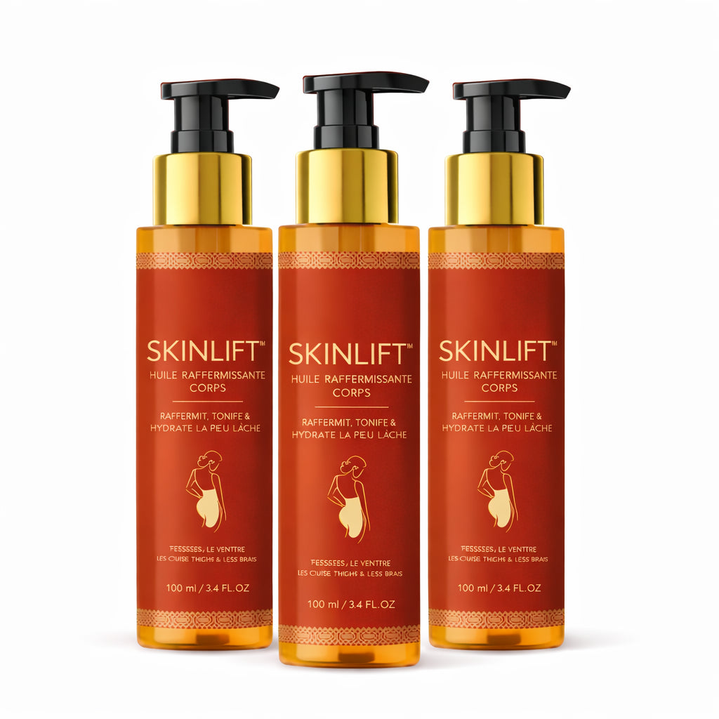 LiftSkin™ Huile pour le corps | Obtenez une peau 98 % plus ferme en seulement 24 heures !