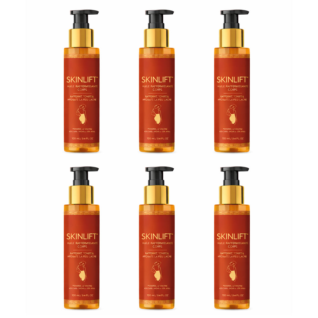 LiftSkin™ Huile pour le corps | Obtenez une peau 98 % plus ferme en seulement 24 heures !