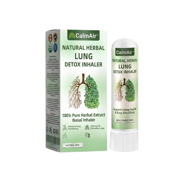 Inhalateur de détoxification pulmonaire CalmAir™ | 97 % de contaminants en moins : respirez librement en seulement 15 minutes !