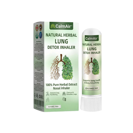 CalmAir™  Inhalateur de détoxification pulmonaire | 97 % de contaminants en moins : respirez librement en seulement 15 minutes !
