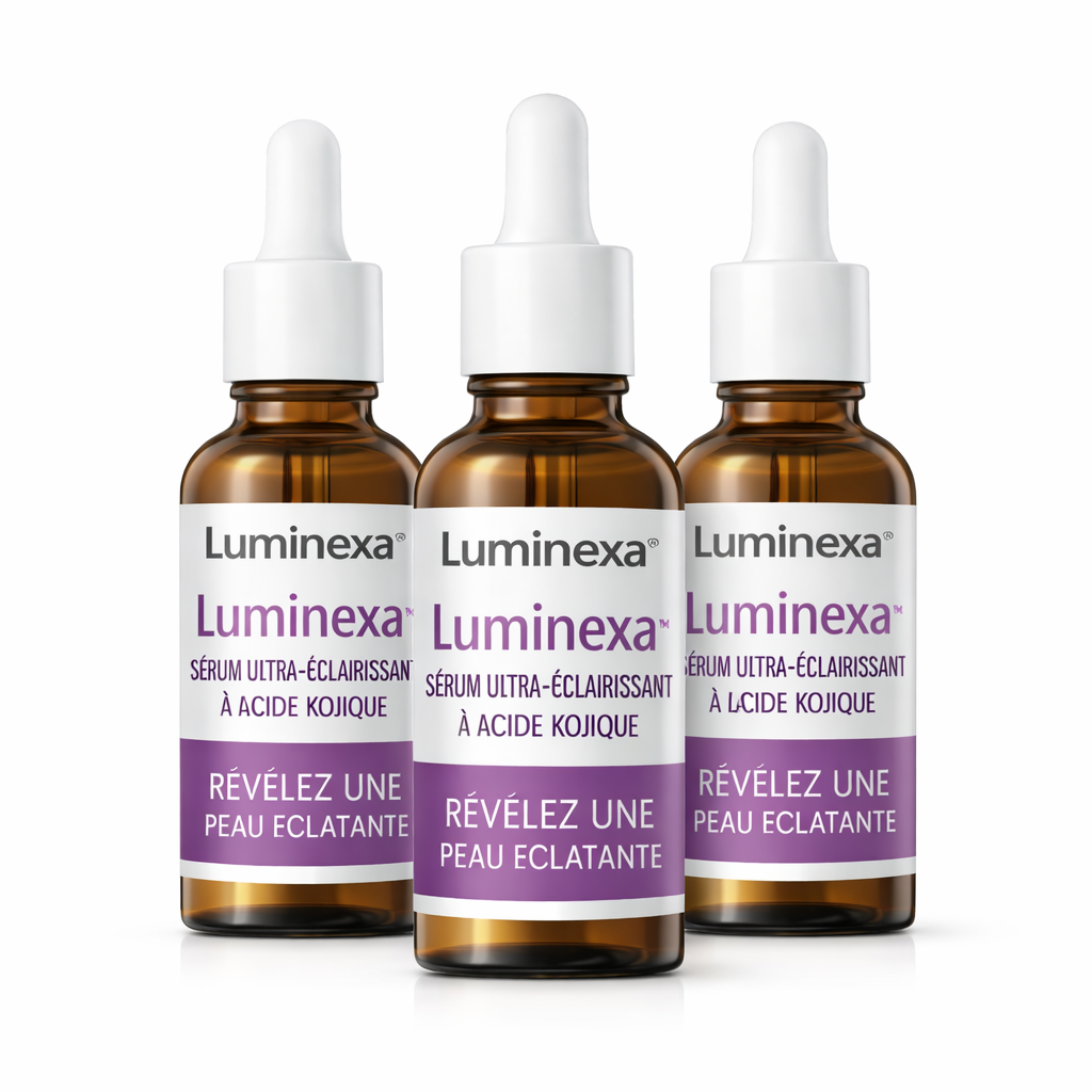 Luminexa™ Sérum Ultra-Éclaircissant à l’Acide Kojique | Efface vos taches brunes en 3 jours !