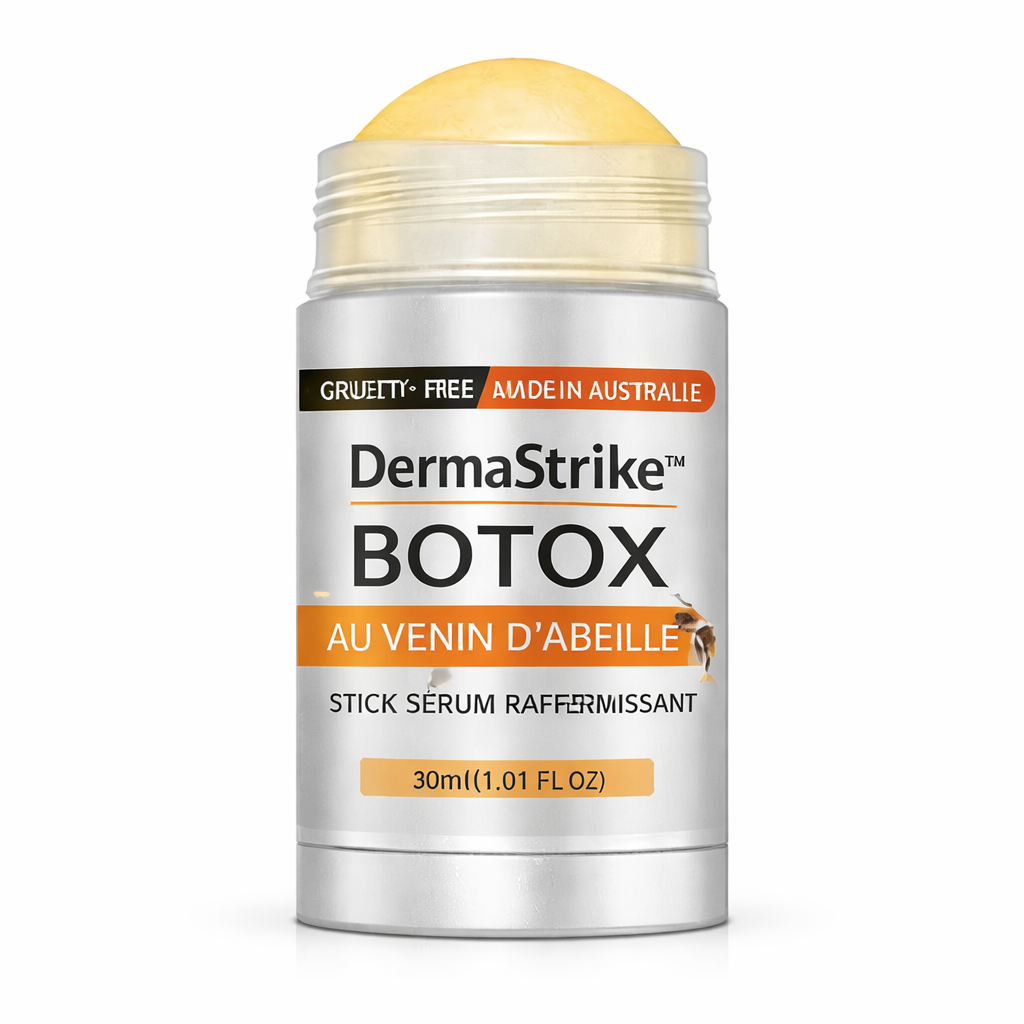 DermaStrike™ Stick Sérum Ultra-Raffermissant au Venin d’Abeille | Lisse les rides profondes et retend la peau en 5 minutes !