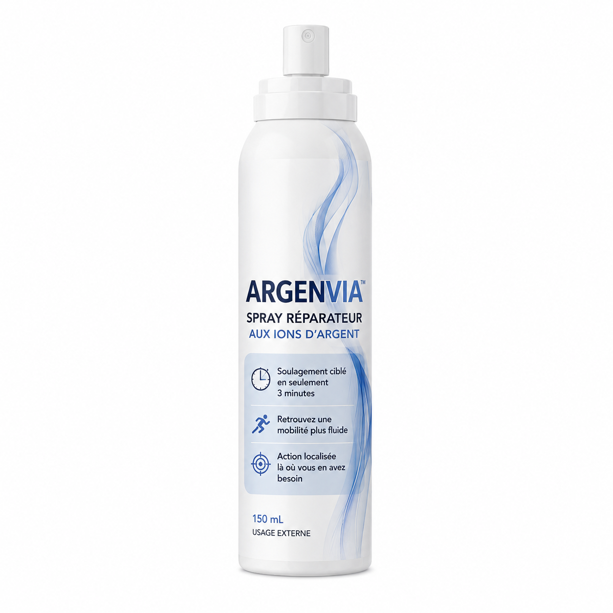 Argenvia™ Spray Réparateur Articulations aux Ions d’Argent | Réparez les articulations et stoppez la douleur en 3 minutes !