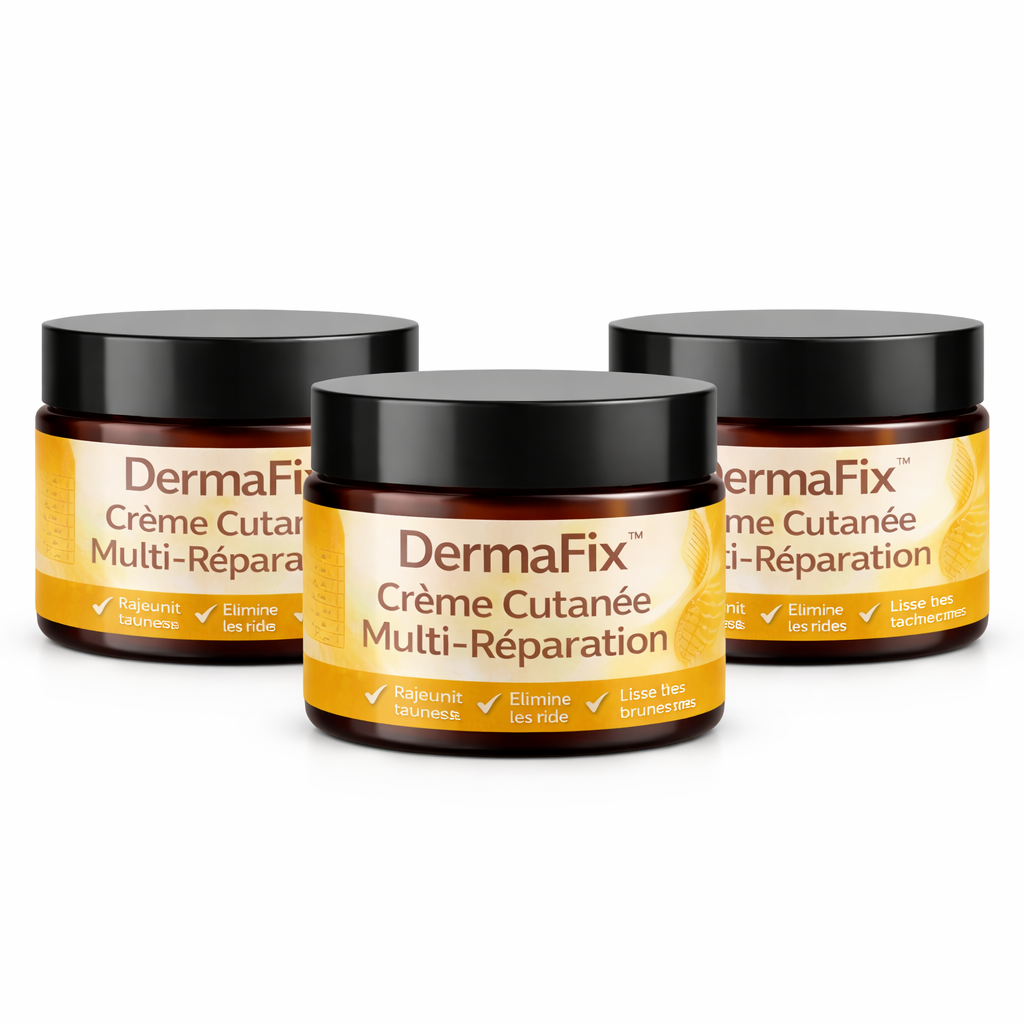 DermaFix™ Crème Cutanée Multi-Réparation | Efface imperfections, cicatrices et plaques dès les premières minutes !