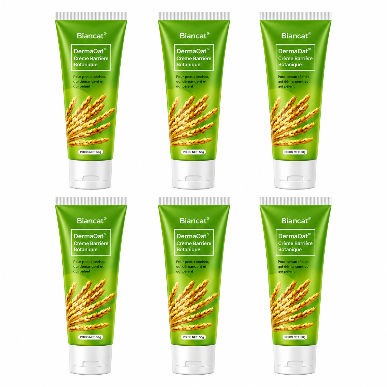DermaOat™ Crème Barrière à l’Avoine | Apaisez les démangeaisons, rougeurs et plaques sèches dès les premières applications