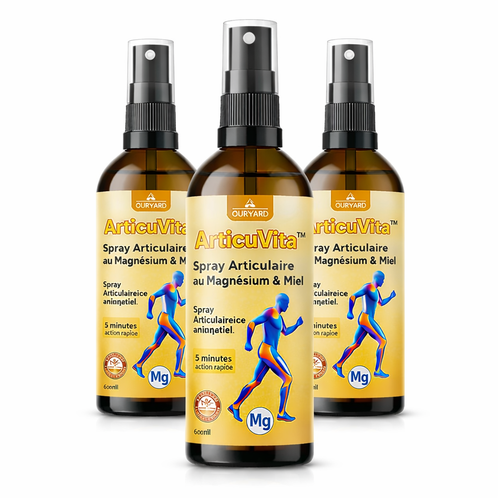 ArticuVita™ Spray Articulaire au Magnésium & au Miel | Répare vos articulations douloureuses en 10 minutes !