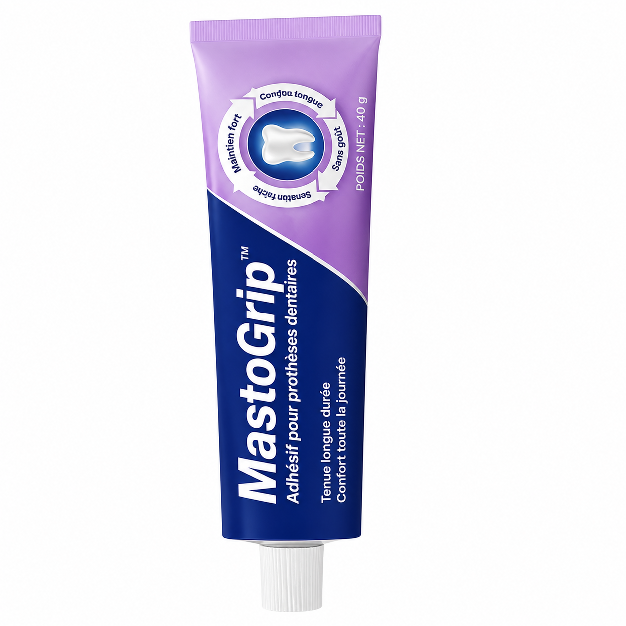 MastoGrip™ Adhésif Prothèse Dentaire Longue Duré | Fixez votre dentier pendant 4 jours sans colle qui déborde, sans gêne, sans glissement !