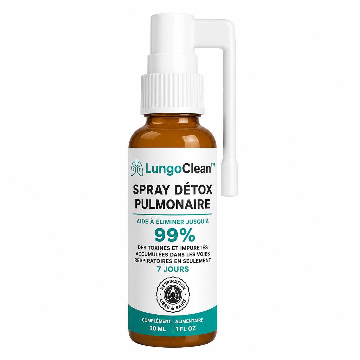 LungoClean™ Spray Détox Pulmonaire | Expulse 99% des toxines cachées en seulement 7 jours!
