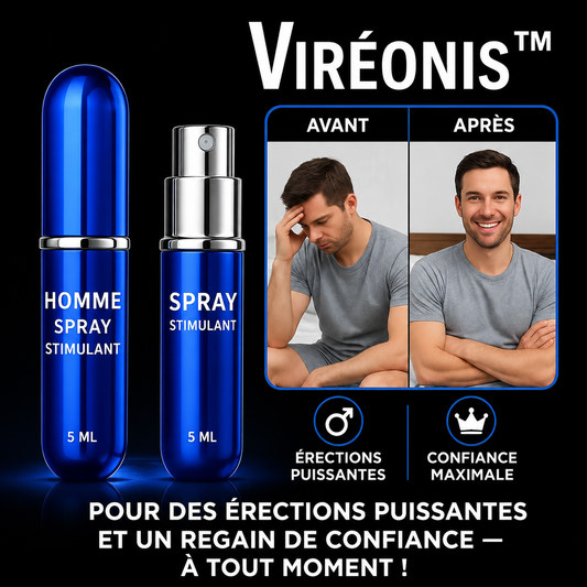 Viréonis™ Spray Stimulant Masculin | Déclenche une érection en 60 secondes, sur simple pulvérisation!