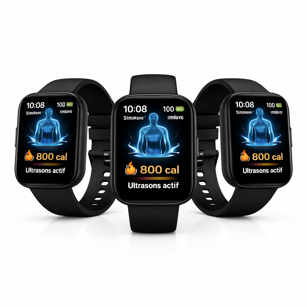 SlimWave™ Bracelet Minceur aux Ultrasons | Éliminez la graisse en 3 minutes !