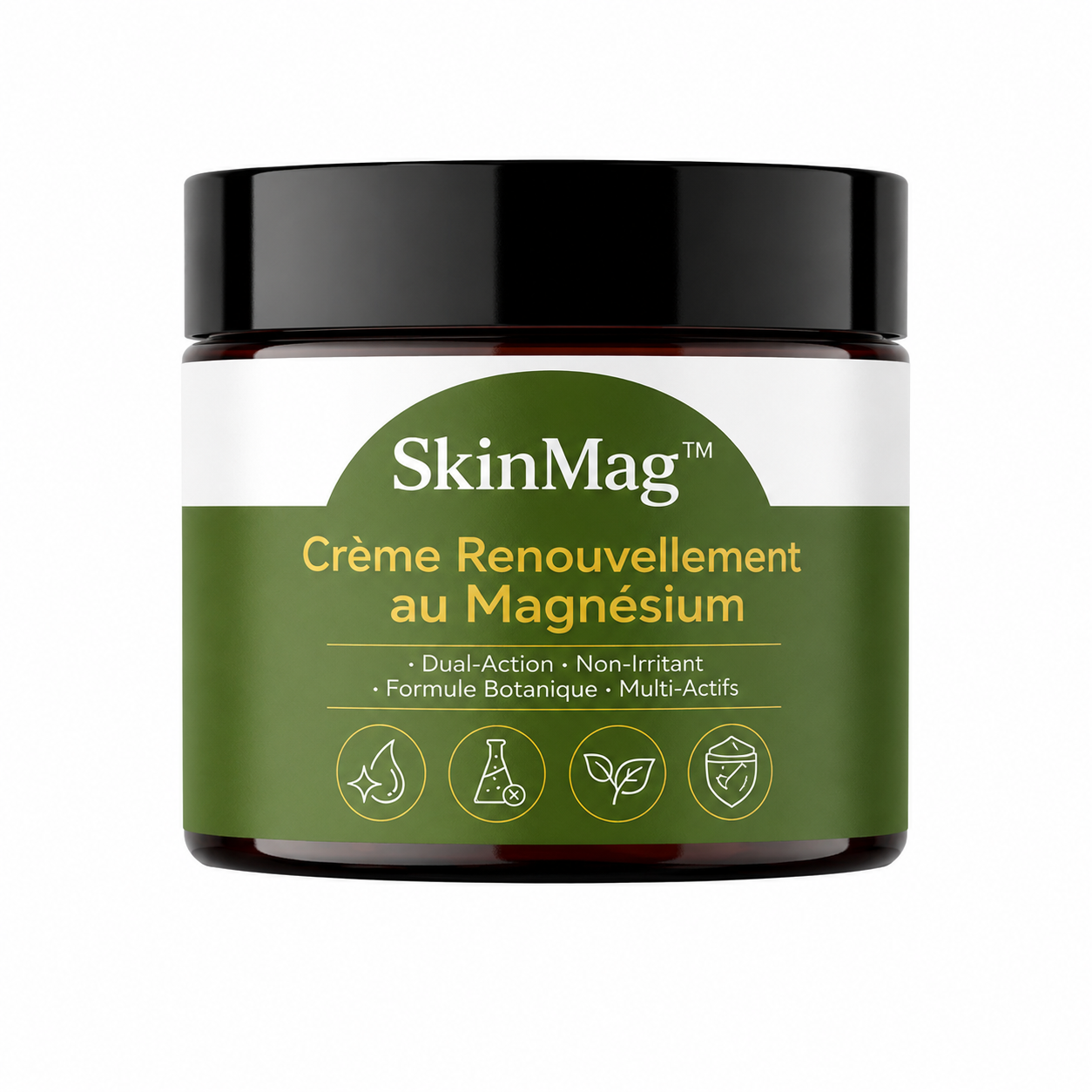 SkinMag™ Crème Renouvellement au Magnésium | Répare la peau, efface imperfections et apaise les plaques en 7 minutes !