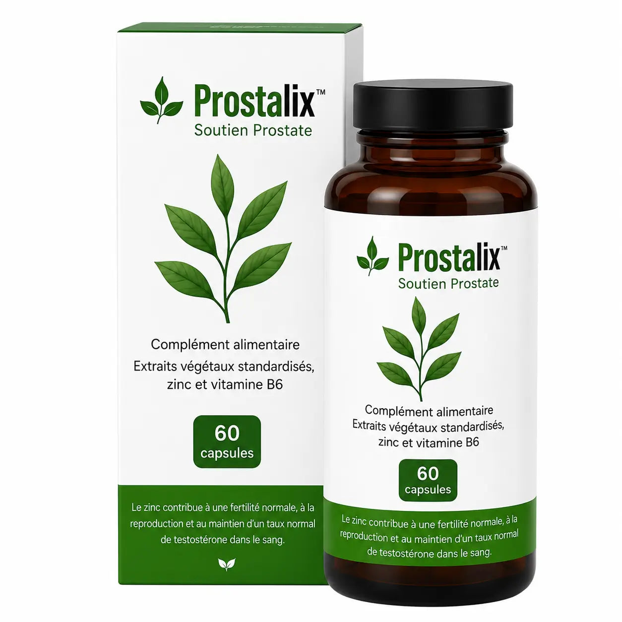 Prostalix™ Soutien Prostate | Réduisez l'inflammation de la prostate jusqu'à 95 % en 5 jours !