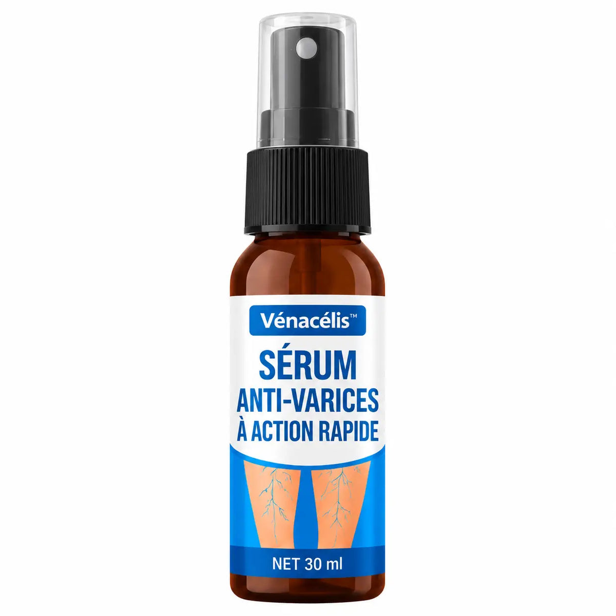 Vénacélis™ Sérum Anti-Varices à Action Rapide | Élimine 95% des varices visibles en 4 jours!