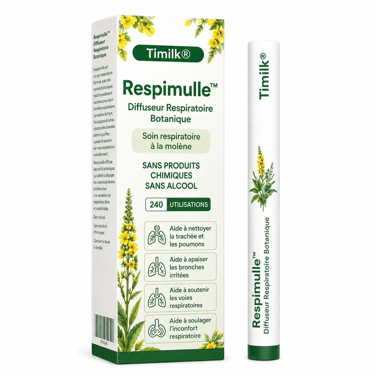Respimulle™ Diffuseur Respiratoire | Respirez plus librement en 2 minutes et libérez enfin vos voies respiratoires !