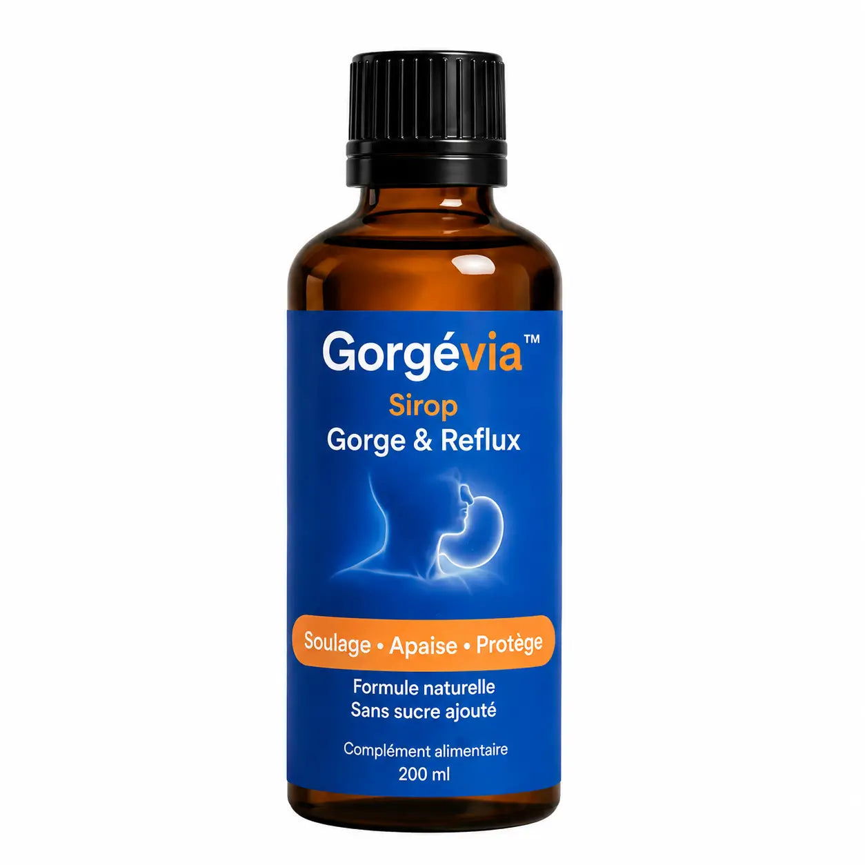 Gorgévia™ Sirop Gorge & Reflux | Soulagez les maux de gorge chroniques et l'enrouement en seulement 7 jours !