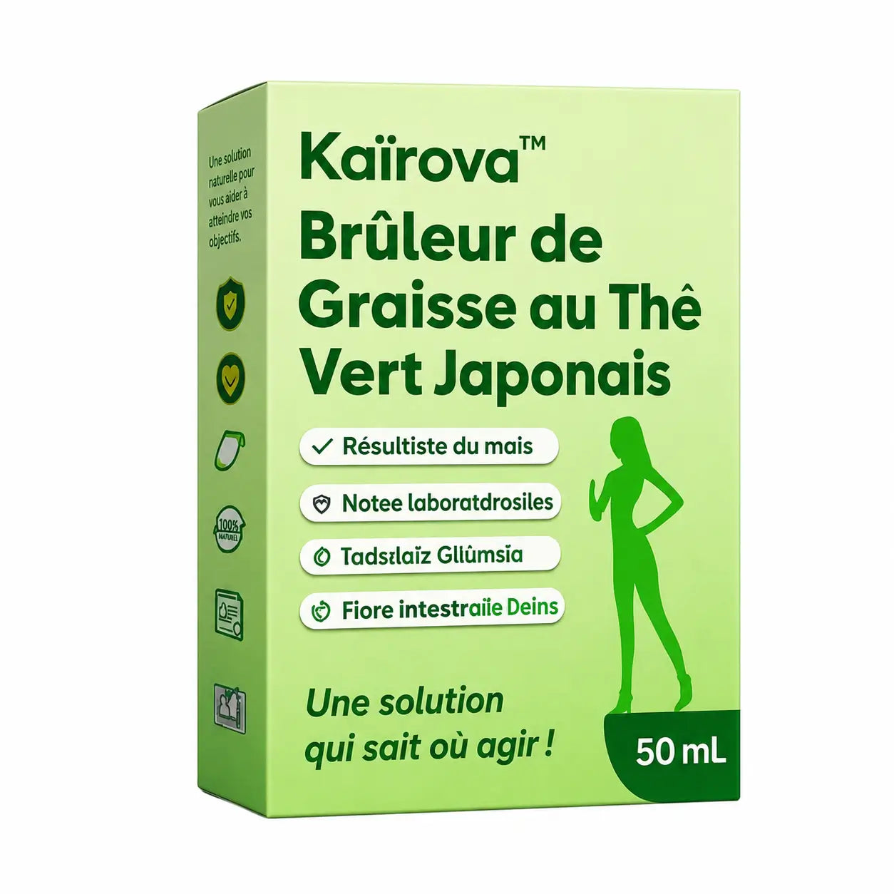 Kaïrova™ Brûleur de Graisse au Thé Vert Japonais | Perdez 5 kg de ventre en 7 jours sans bouger de votre canapé!