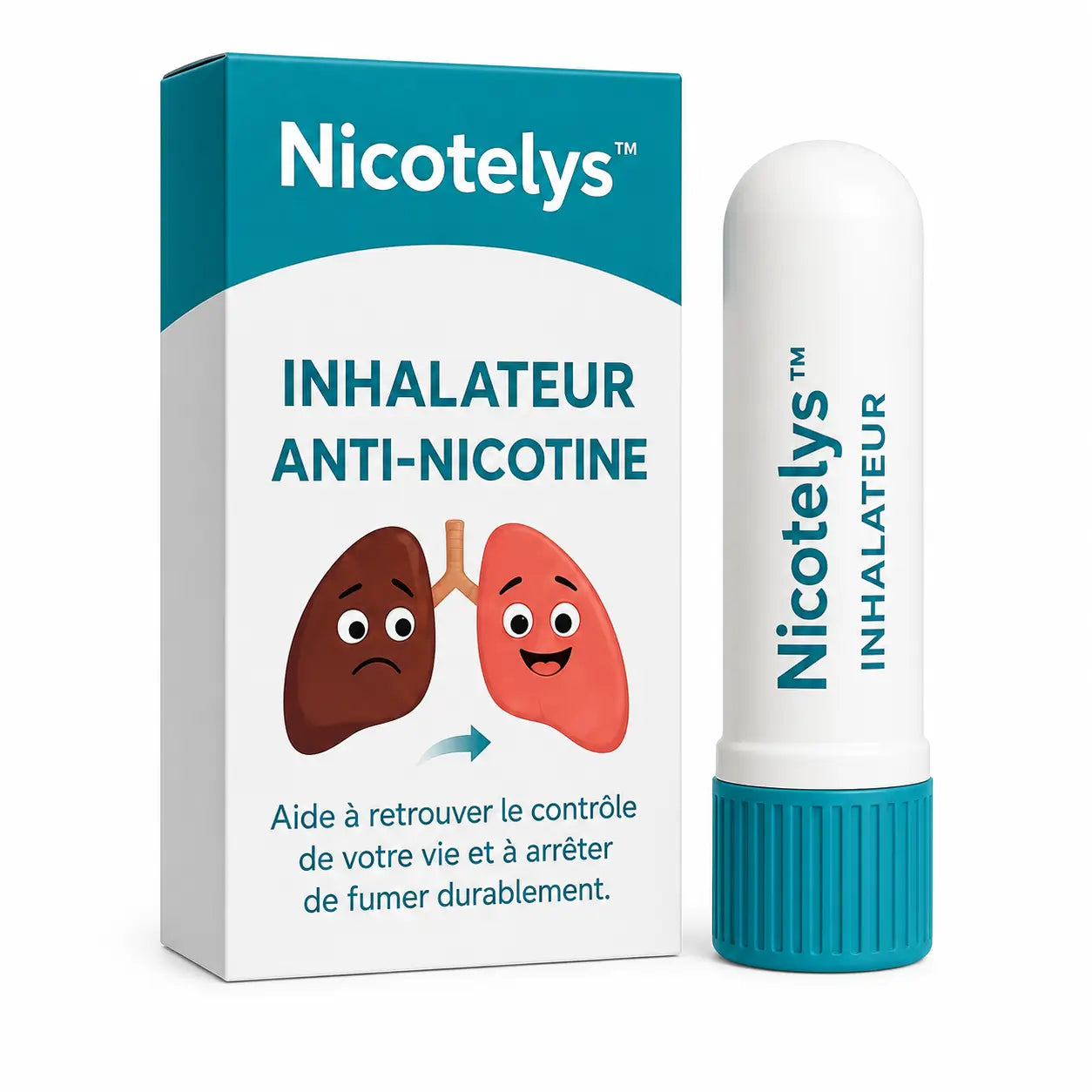 Nicotelys™ Inhalateur Anti-Nicotine | Éliminez 97 % des envies de nicotine et arrêtez de fumer en seulement 3 jours !