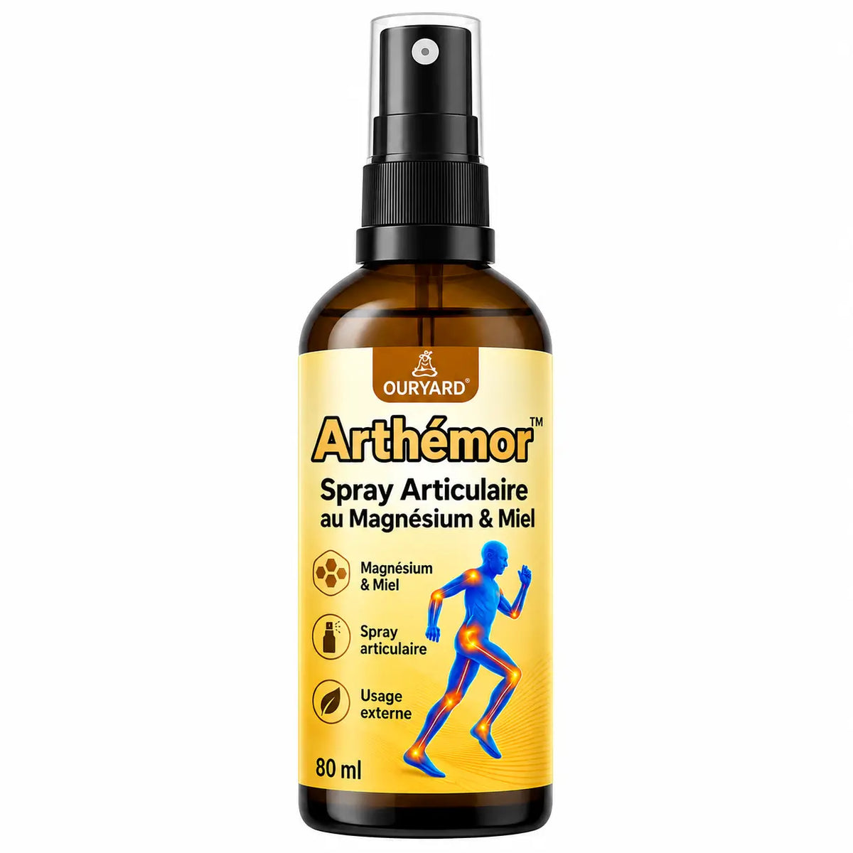 Arthémor™ Spray Articulaire au Magnésium & Miel | Répare vos articulations et élimine la douleur en 10 minutes !