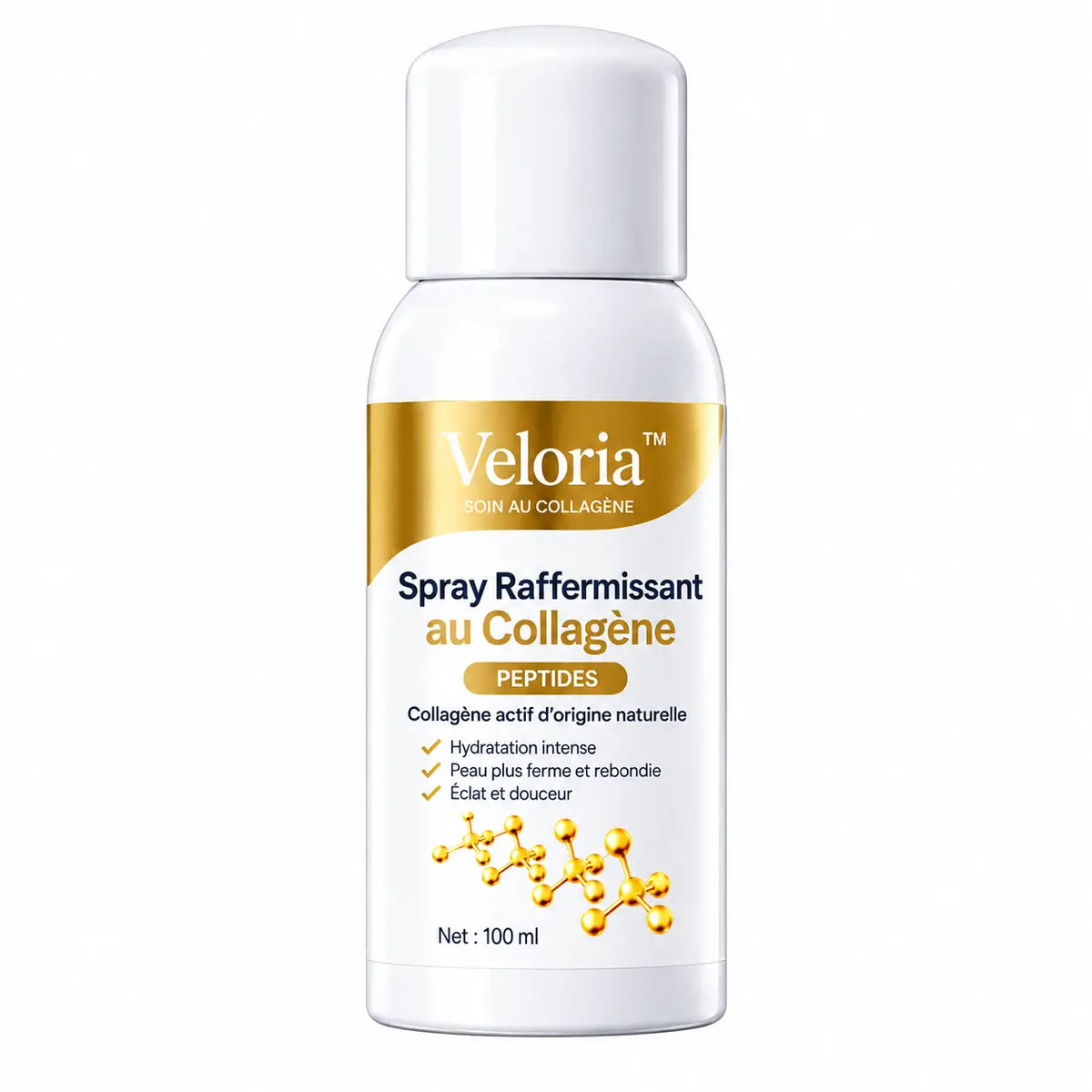 Veloria™ Spray Raffermissant au Collagène | Raffermissez, lissez et hydratez votre peau relâchée en quelques jours !